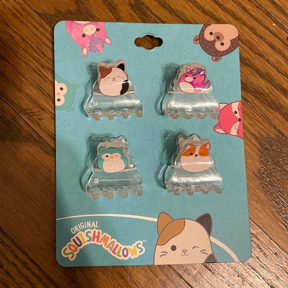 Squishmallows Other - Squishmallows Hair clips pack of 4 NWT